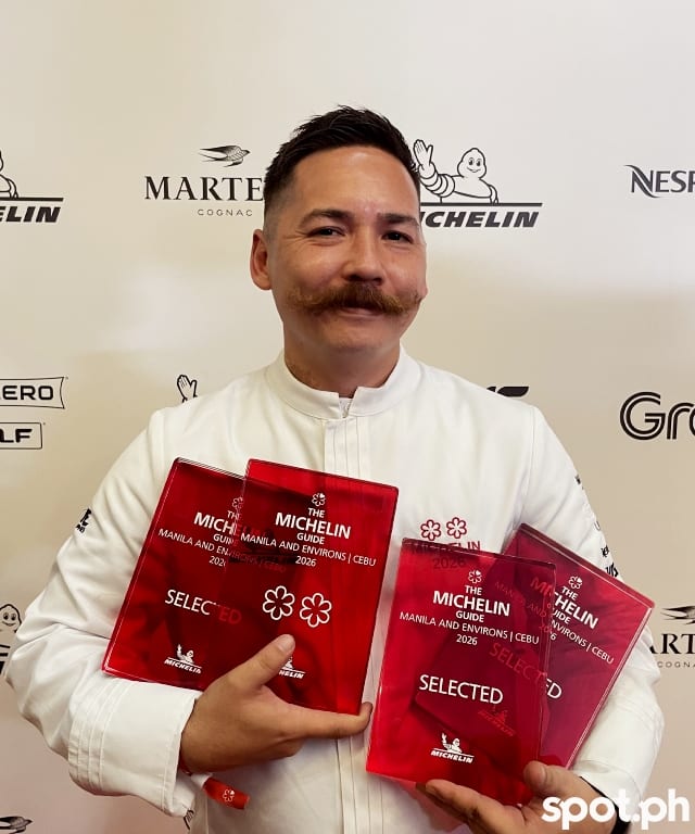 josh boutwood at the michelin ceremony